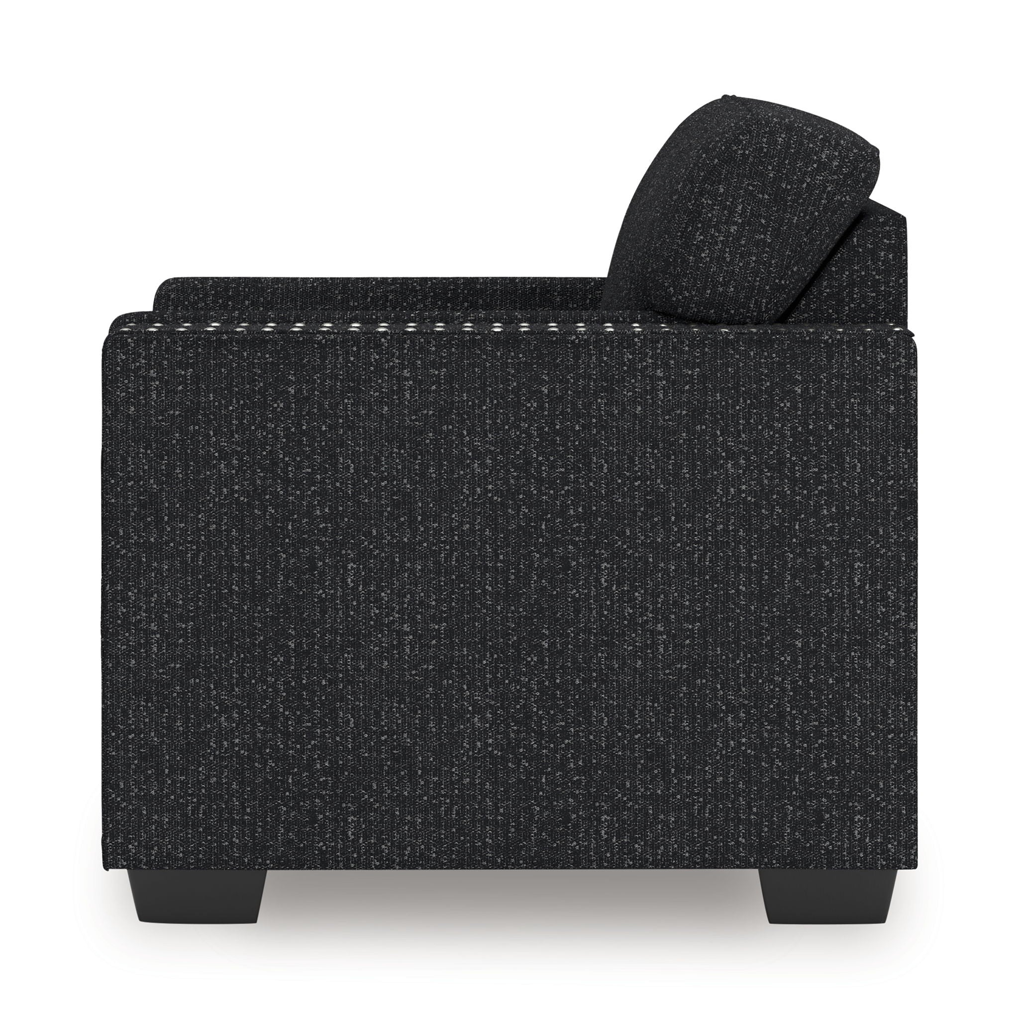 Jasmine Peaks - Chair - Coal, alternate view 6 with polyester fabric