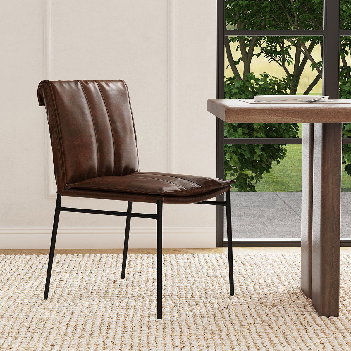 Mayer - Dining Chair (Set of 2), alternate view 17 with top-grain leather