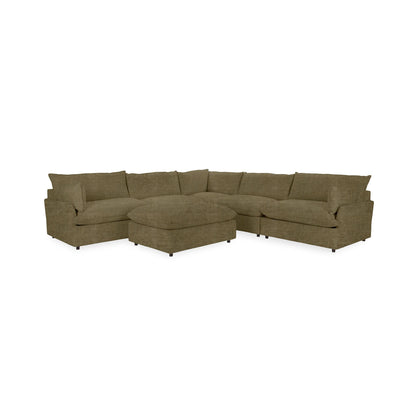 Caplan - 6 Piece Modular Sectional With Ottoman