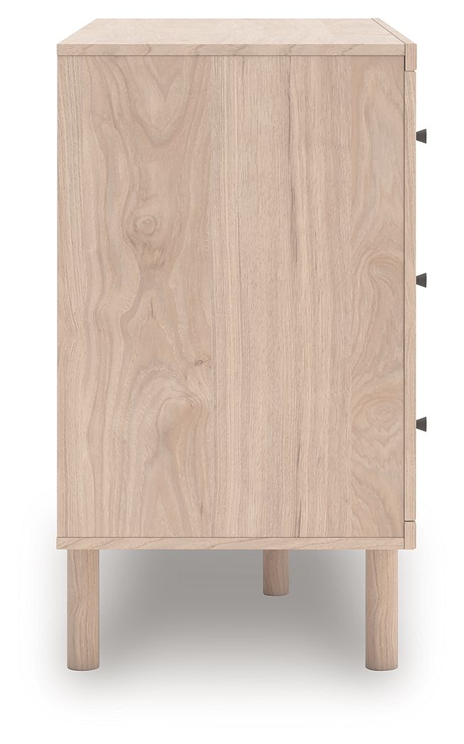 Arloster - Six Drawer Dresser, alternate view 10 with wood construction