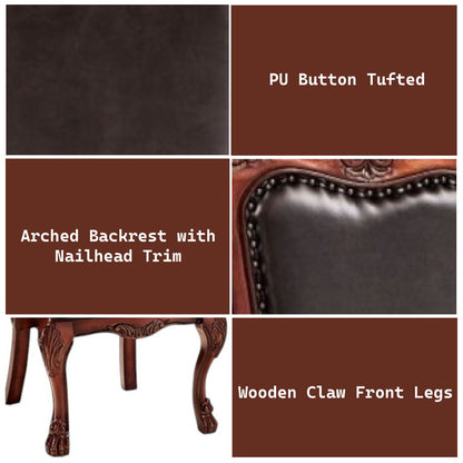 Dresden - Chair (Set of 2), alternate view 9 with faux leather