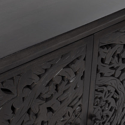 Harmony - 2 Door Sideboard - Harvest Walnut, alternate view 5 with wood construction