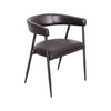 Preston - Dining Chair, product view with top-grain leather