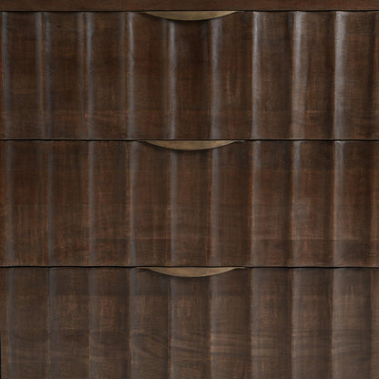 Baylee - 6 Drawer Dresser - Cocoa Brown, alternate view 4 with wood construction