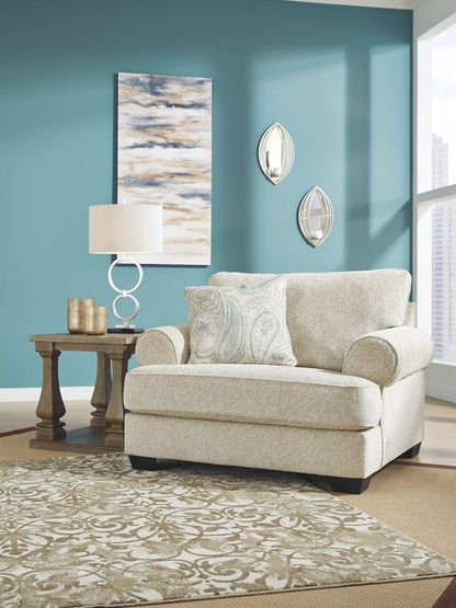 Monaghan - Chair and a Half - Sandstone, alternate view 6 with chenille upholstery