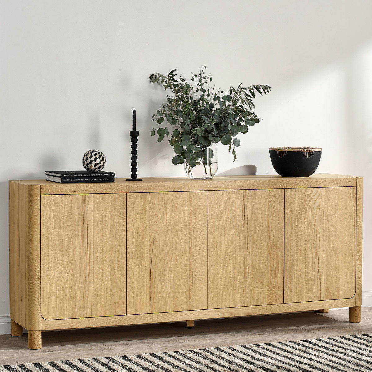 Orlando - 4 Door Sideboard, alternate view 11 with wood construction