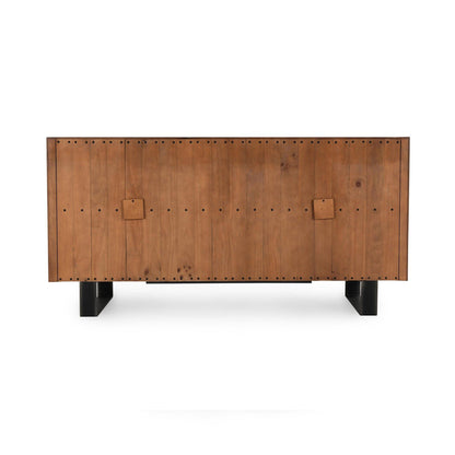 Danica - Sideboard - Natural Oak, alternate view 6 with wood construction