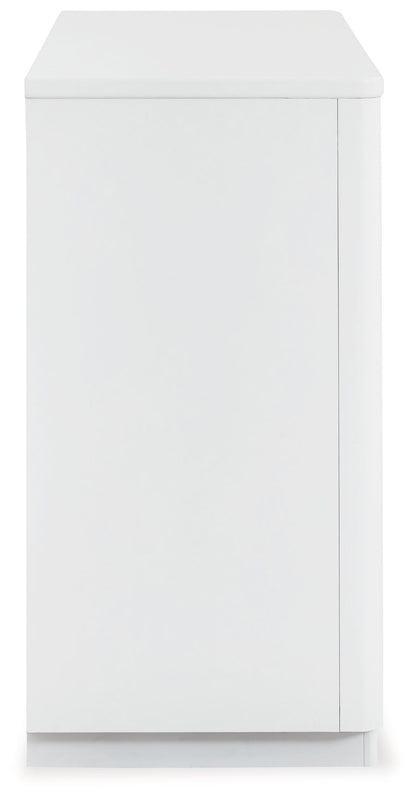Chalanna - Dresser - White, alternate view 5 with solid wood