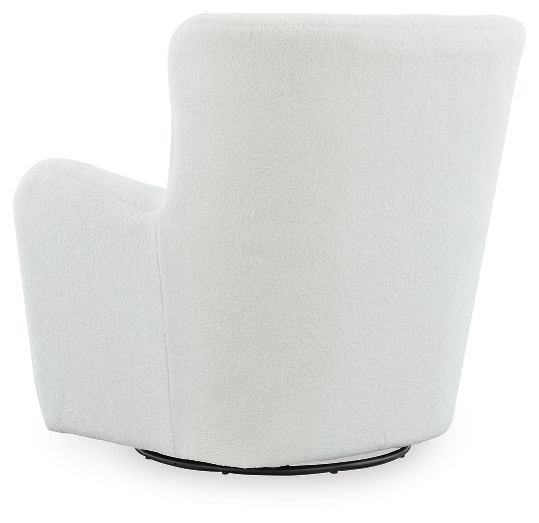 Rowenburg - Swivel Glider Accent Chair, alternate view 7