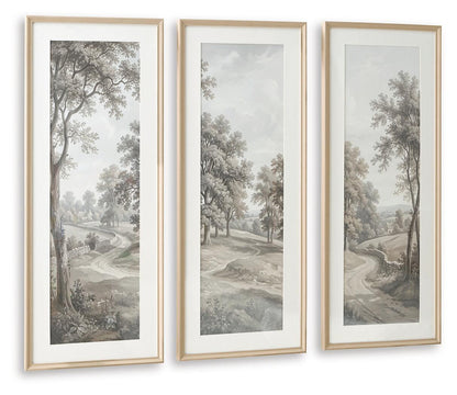 Dixonburg Wall Art Set (Set of 3) Taupe / Gray, gallery image 4