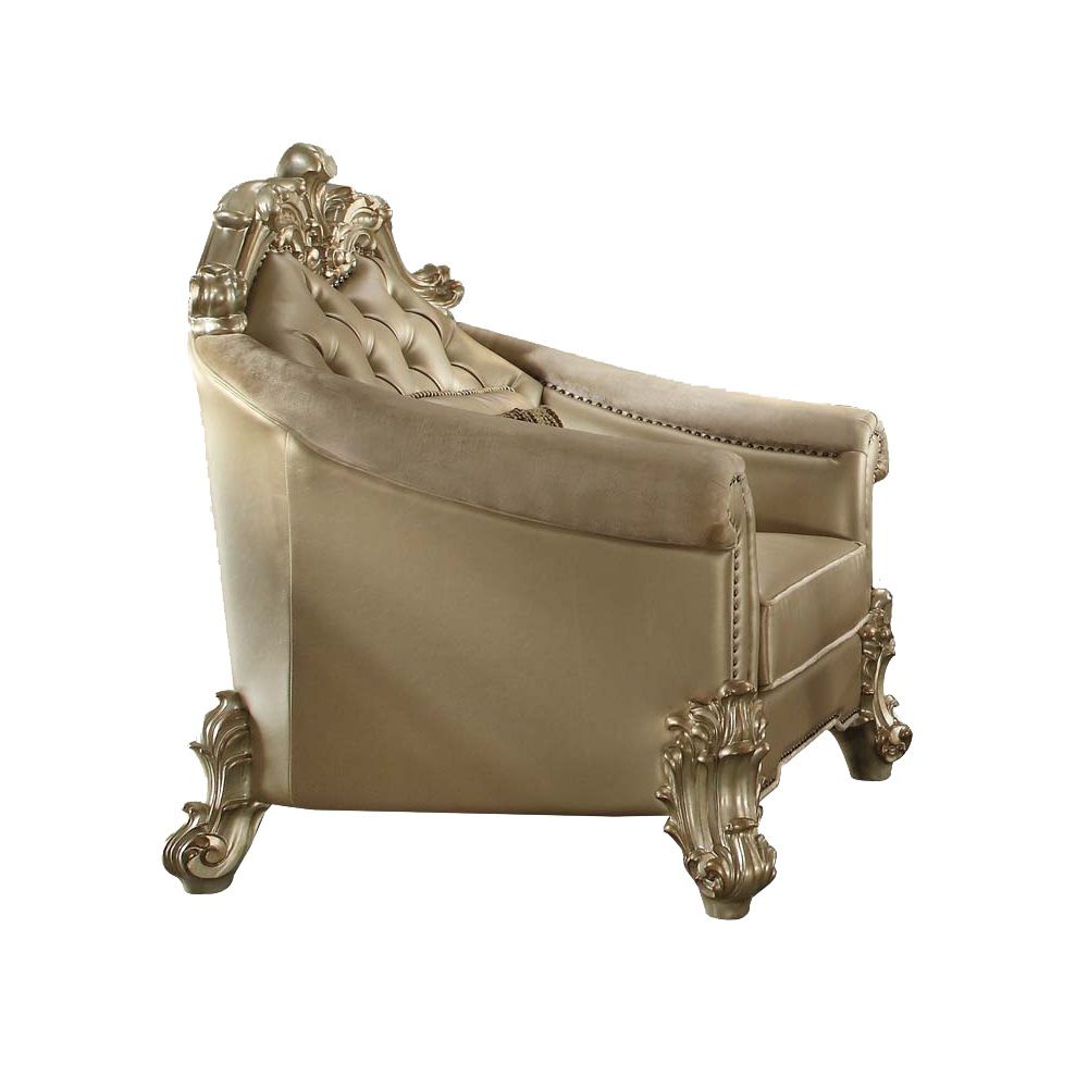 Vendome II - Chair (w/1 Pillow), product view with faux leather