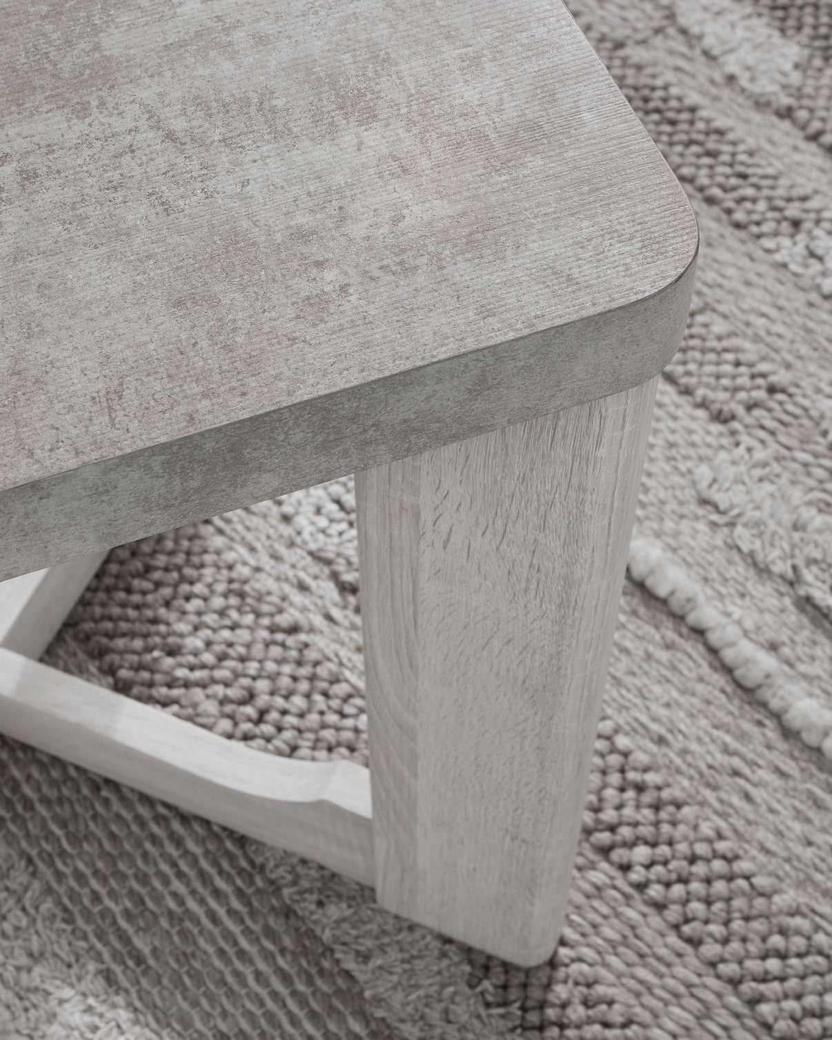 Garnilly - Occasional Table Set (Set of 3) - Whitewash, alternate view 5 with wood construction