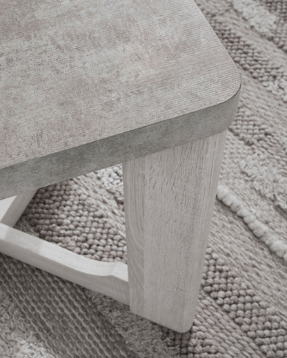 Garnilly - Occasional Table Set (Set of 3) - Whitewash, alternate view 5 with wood construction