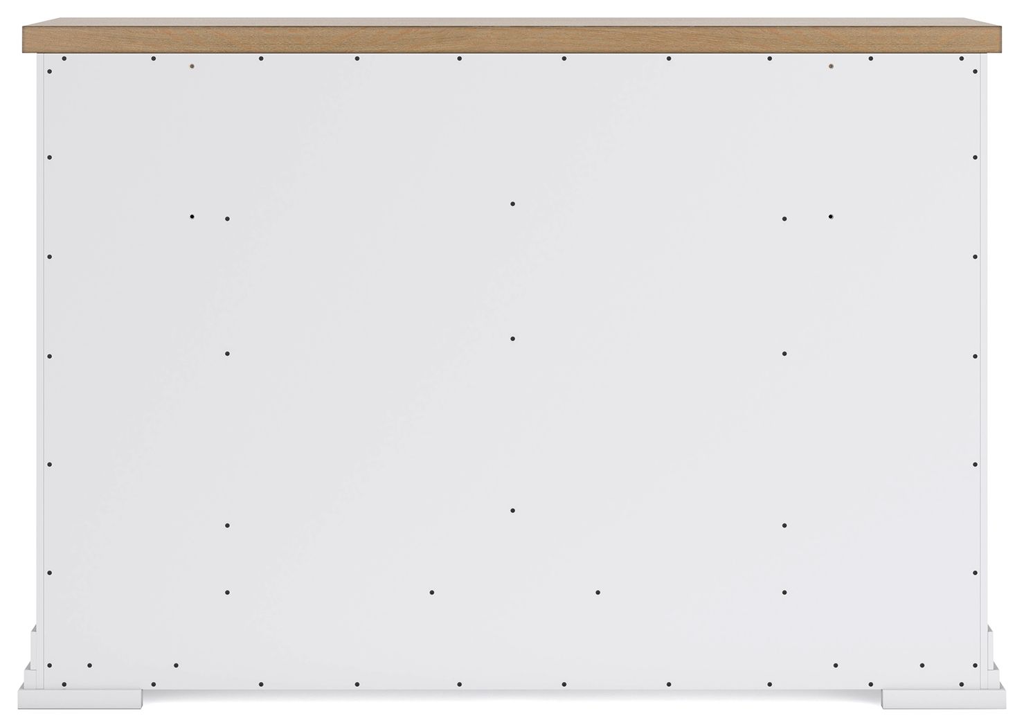 Ashbryn - Dresser - White / Natural, alternate view 8 with wood construction