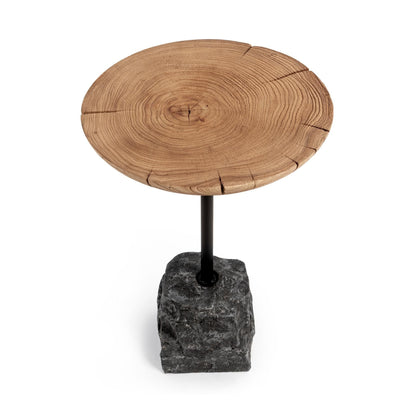 Linden - End Table - Natural / Black