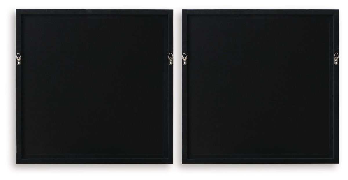 Downyard Wall Art Set (Set of 2) Black / Beige, gallery image 3