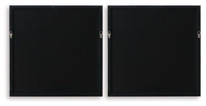 Downyard Wall Art Set (Set of 2) Black / Beige, gallery image 3