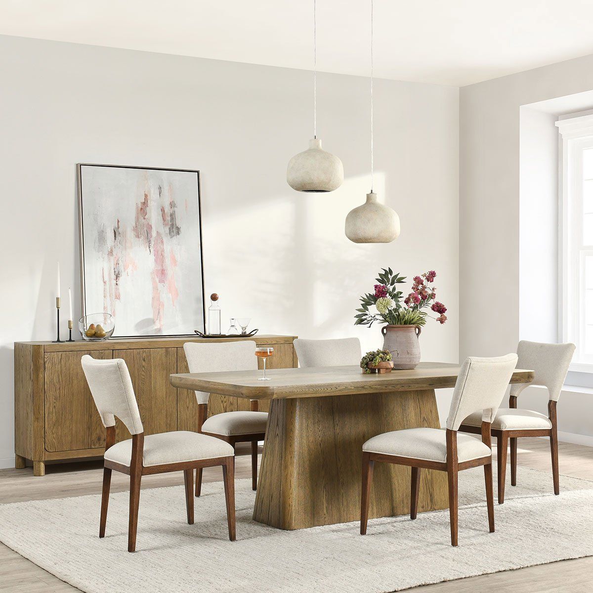 Orlando - Dining Table, alternate view 16 with wood construction