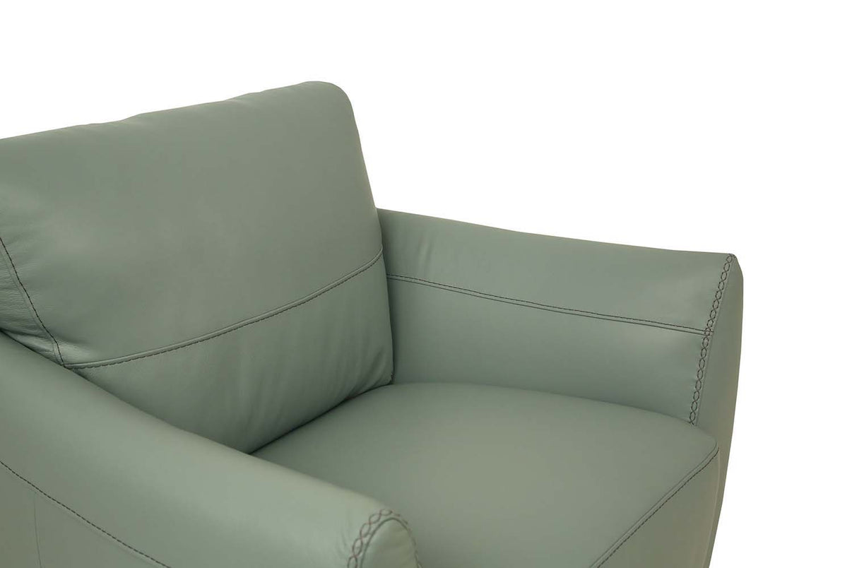 Valeria - Chair, alternate view 6 with leather upholstery
