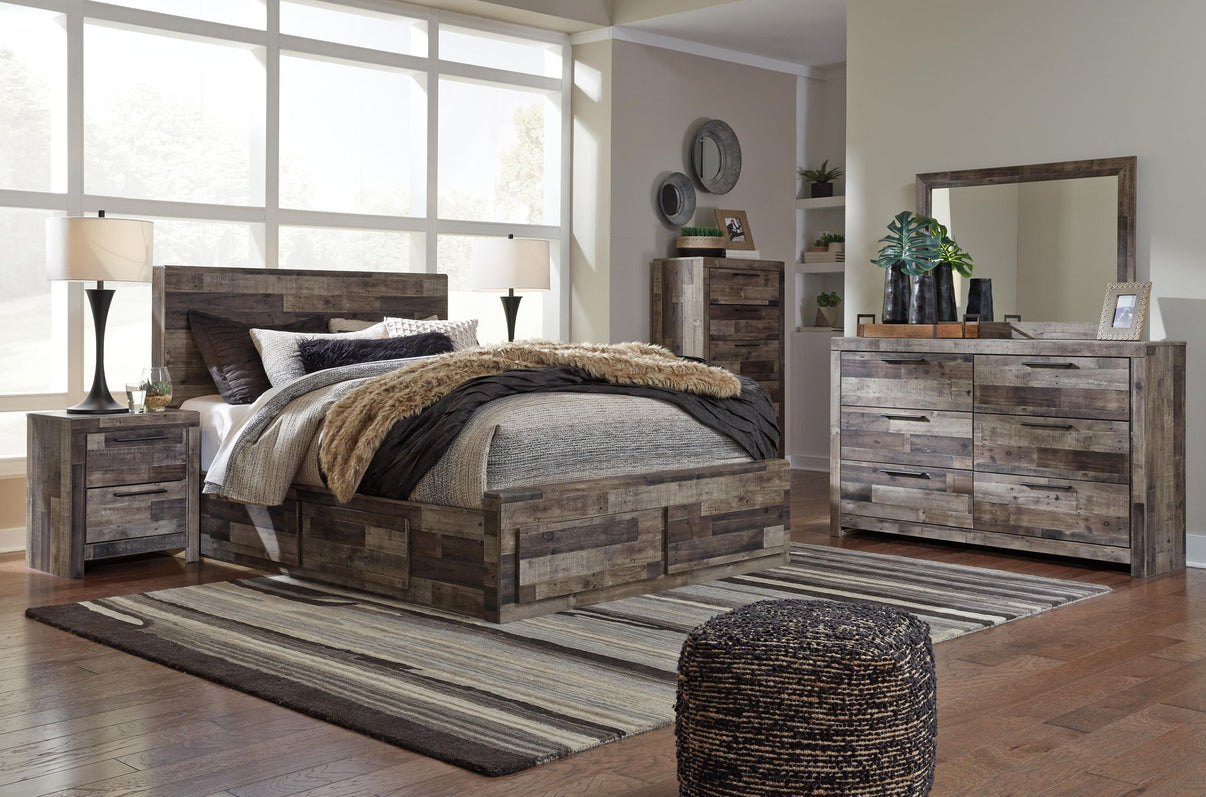 Derekson - Panel Bed, alternate view 31 with wood construction