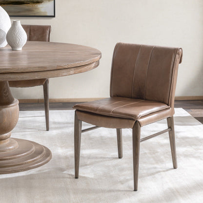 Mayer - Dining Chair (Set of 2), alternate view 19 with top-grain leather