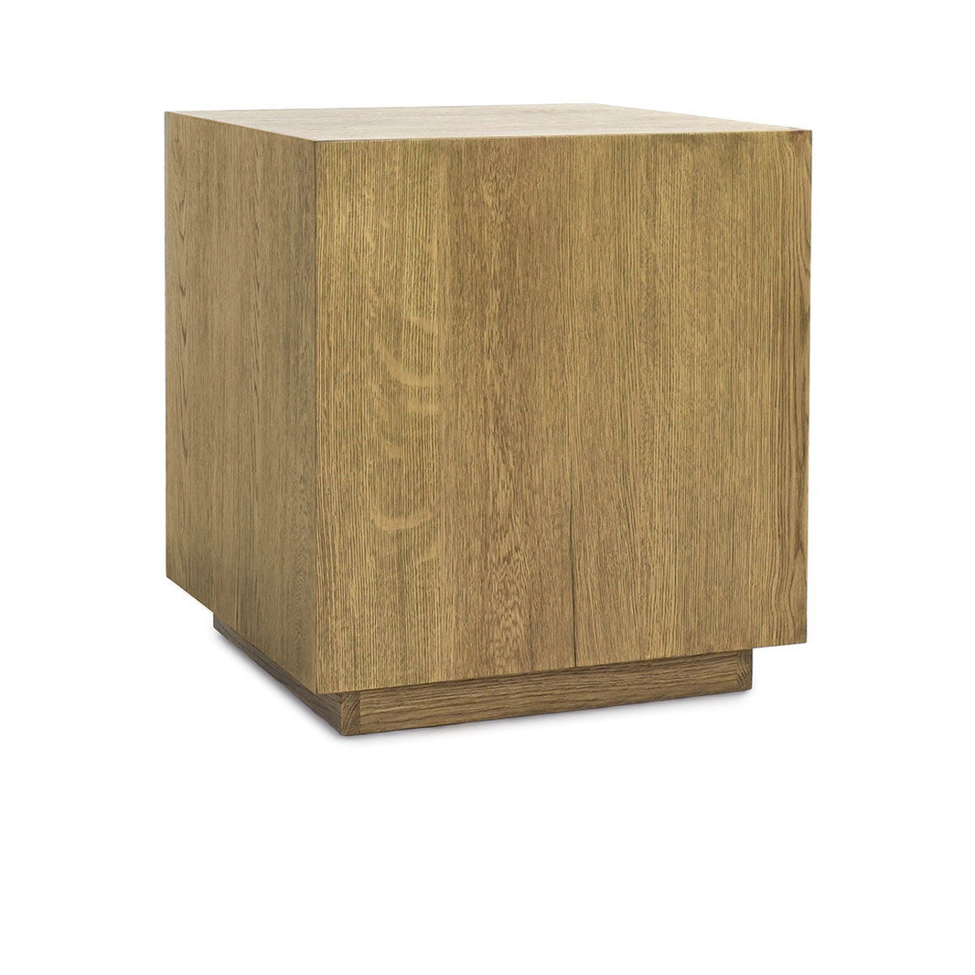 Layne - Square End Table, product view with wood construction