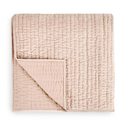 Bari - Velvet Quilt - Nude