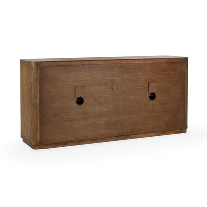 Labelle - 4 Door Buffet - Tan Oak, alternate view 6 with wood construction