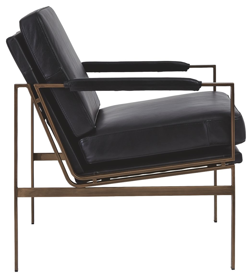 Puckman - Accent Chair, alternate view 10 with leather upholstery