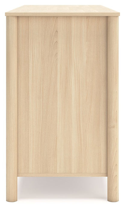 Cabinella - Six Drawer Dresser - Tan, alternate view 7 with engineered wood