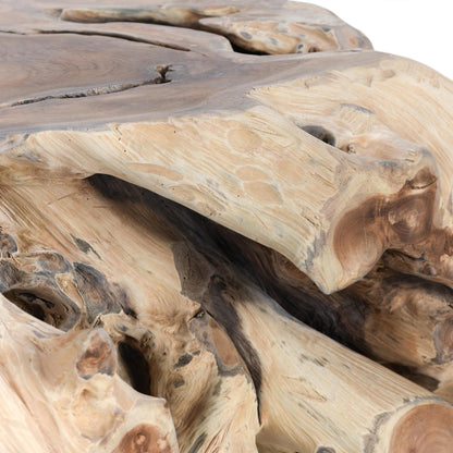 Cypress - 40" Square Coffee Table, alternate view 9 with wood construction