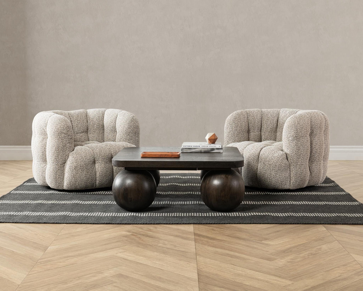 Walter - Swivel Accent Chair, alternate view 4 with polyester fabric