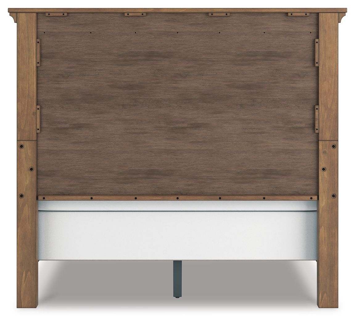 Feddinger - Panel Bed, alternate view 5 with wood construction