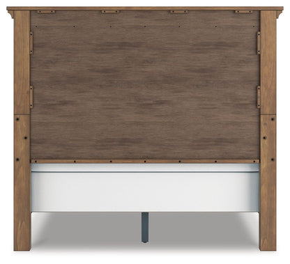 Feddinger - Panel Bed, alternate view 5 with wood construction