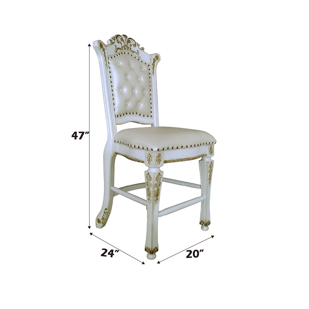 Vendome - Counter Height Chair (Set of 2), alternate view 8 with leather upholstery