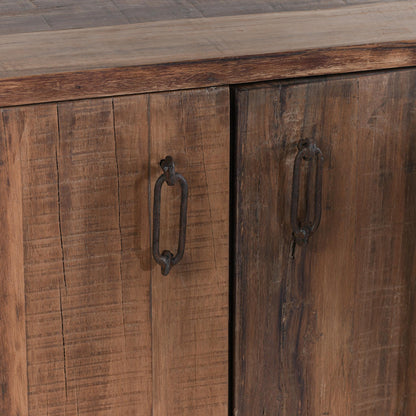 Cleo - 6 Door Buffet - Natural, alternate view 6 with linen fabric