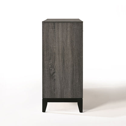 Valdemar - Dresser - Weathered Gray, alternate view 7 with wood construction