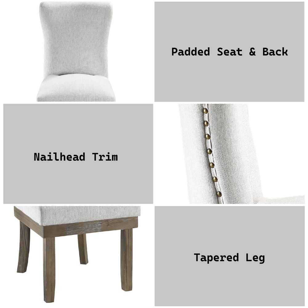 Landon - Side Chair (Set of 2), alternate view 8 with linen fabric