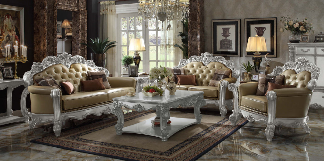 Vendome - Chair, alternate view 2 with leather upholstery