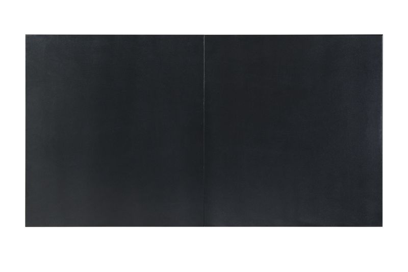 Varian II - Dining Table - Mirrored & Black, alternate view 2 with wood construction