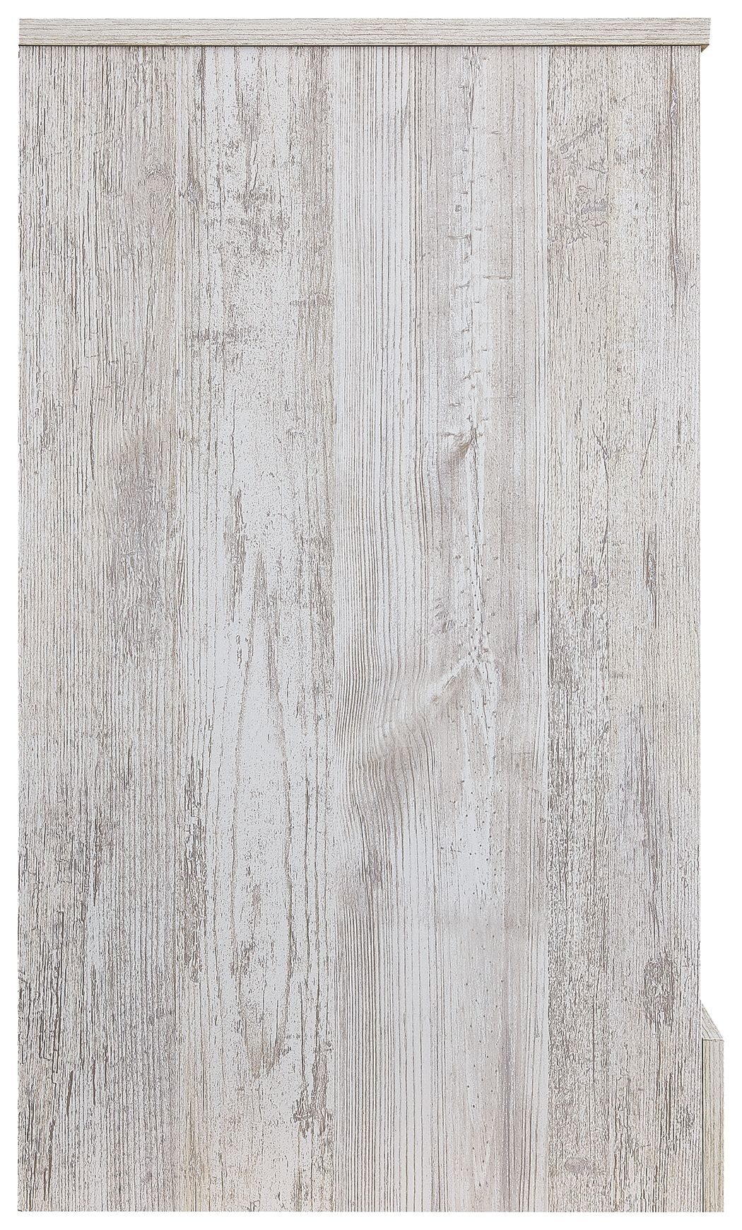 Paxberry - Six Drawer Dresser - Vinyl-Wrapped - Whitewash, alternate view 4 with engineered wood