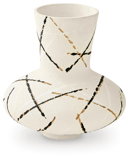 Brockford Vase Cream / Black / Brown, gallery image 5
