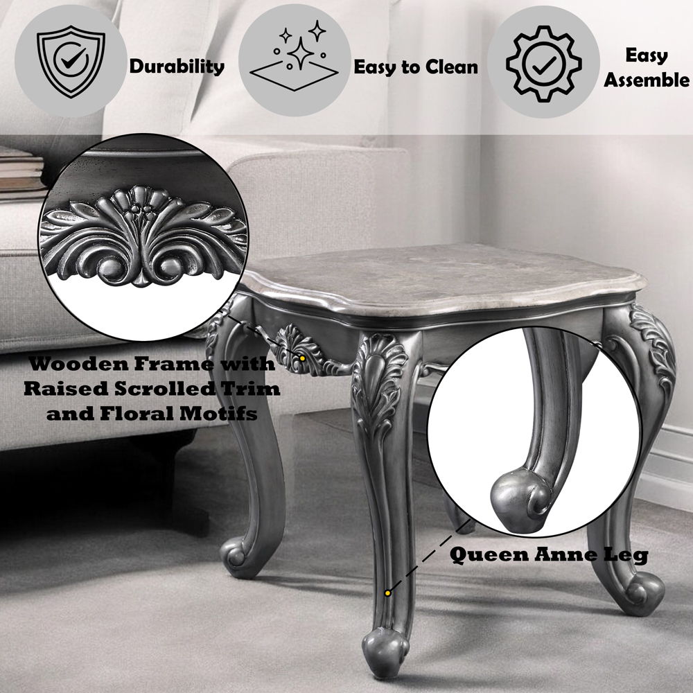 Ariadne - Table, alternate view 9 with marble