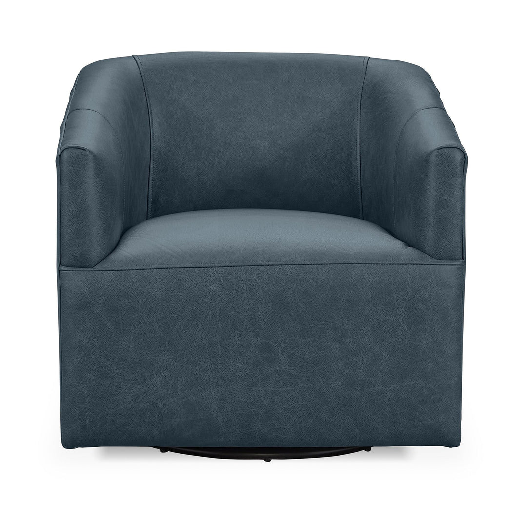 Vernon - Swivel Chair, alternate view 20 with top-grain leather