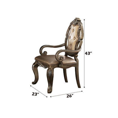 Ragenardus - Arm Chair (Set of 2), alternate view 8 with leather upholstery