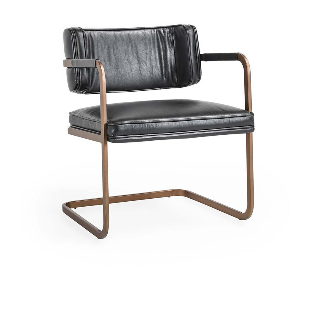 Fonda - Dining Chair, alternate view 4 with top-grain leather