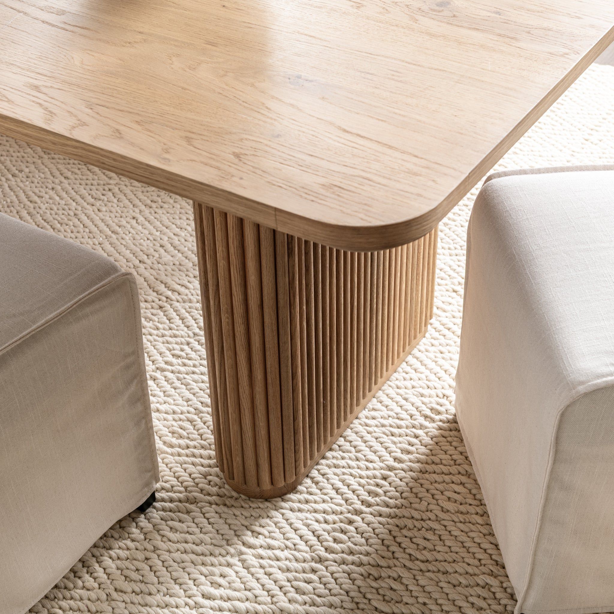 Vander - Oak Wood 84" Dining Table, alternate view 13