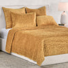 Bari - Velvet Quilt - Honey Gold