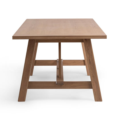 Marla - Extendable Dining Table - Natural Mist, alternate view 4 with wood construction