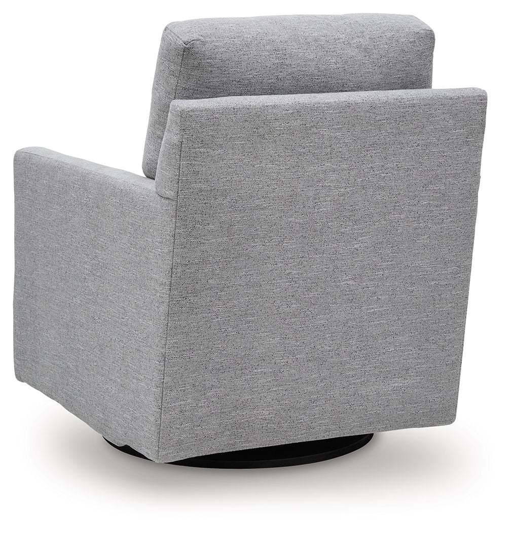 Freybourne Next-Gen Nuvella - Swivel Accent Chair, alternate view 4 with performance fabric
